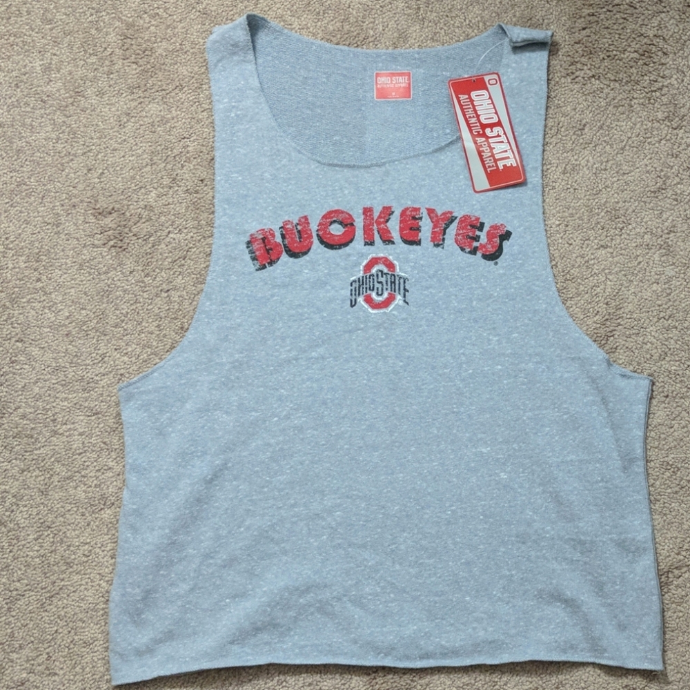 Ohio State Buckeyes cutoff tank